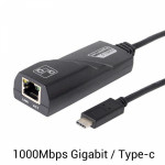 ����������� USB-C Male �� RJ-45 Female 1000MBps OEM - (06.005.0058)