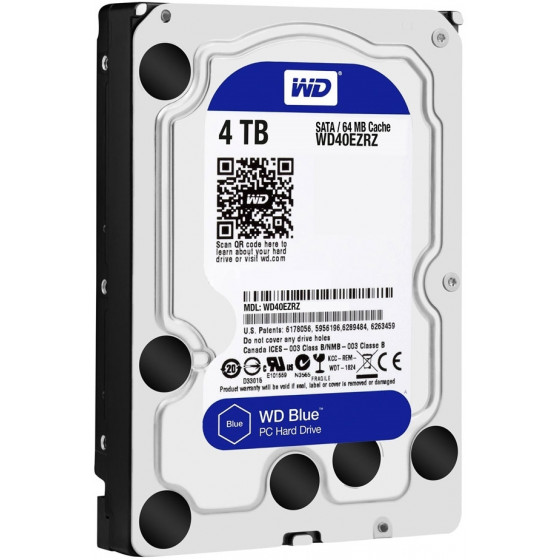 Western Digital ���������� ������� ������ 4 TB Blue 3.5 - (WD40EZRZ)