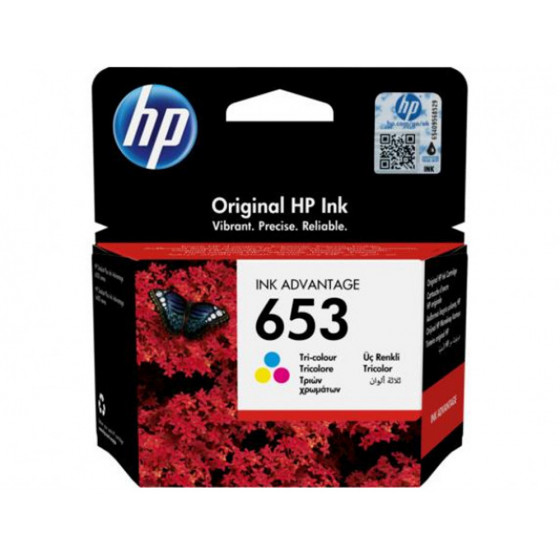 HP ������ Inkjet No 653 Tri-Colour - (3YM74AE)