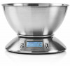NEDIS Digital Kitchen Scales Illuminated LCD Temperature Alarm Clock - (KASC111SI)