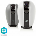 NEDIS Wi-Fi Smart IP Camera Pan/Tilt HD 720p - (WIFICI20GY)
