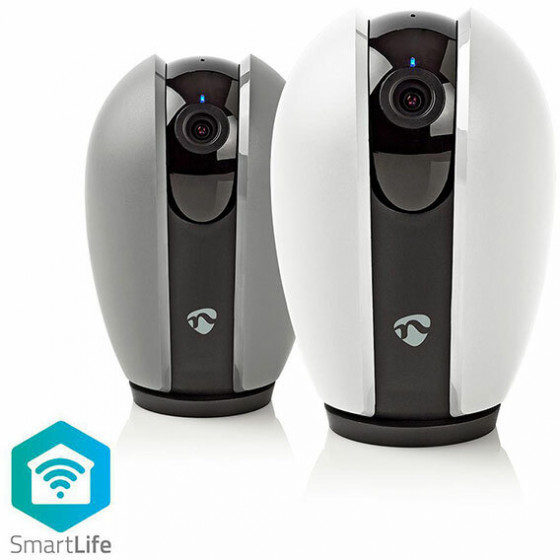 NEDIS Wi-Fi Smart IP Camera Pan/Tilt HD 720p - (WIFICI20GY)