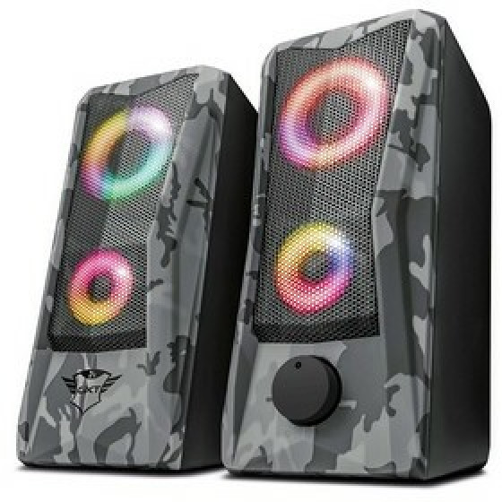 TRUST GXT 606 JAVV RGB-ILLUMINATED 2.0 SPEAKER SET 12W - (23379)