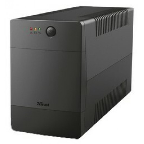 TRUST PAXXON 1000VA UPS WITH 4 STANDARD WALL POWER OUTLETS - (23504)