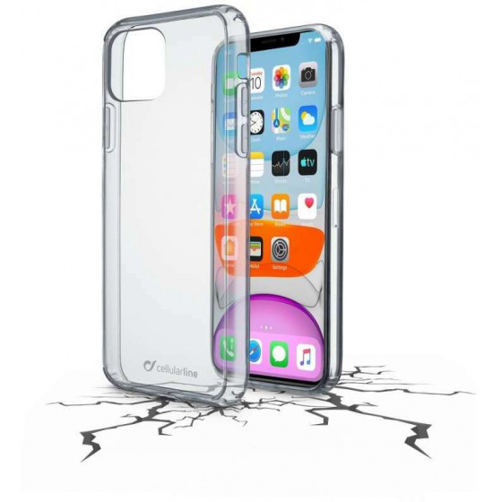 Cellular Line 354953 HARD CASE CLEAR DUO ��� IPHONE 11 TRANSPARENT - (CLEARDUOIPHXR2T)