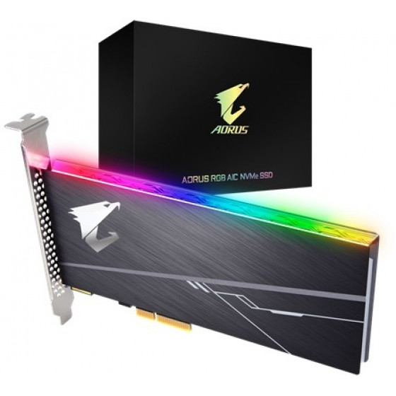 GIGABYTE SSD AORUS AIC RGB 512GB PCI EXPRESS CARD - (ASACNE2512GTTDR)