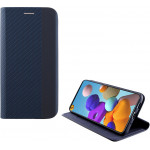 IDOL 1991 ���� ��� SAMSUNG A21s A217 ELITE ANTI-RFID BOOK STAND BLUE - (5205308268311)