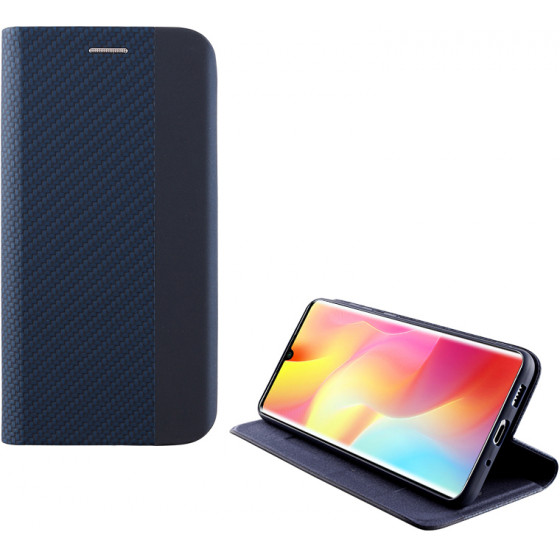 IDOL 1991 ���� ��� XIAOMI MI NOTE 10 LITE ELITE ANTI-RFID BOOK STAND BLUE - (5205308268373)