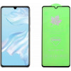 IDOL 1991 TEMPERED GLASS ��� HUAWEI P30 9H 0.25mm 20D FULL GLUE SEMI CURVED FINGER UNLOCK BLACK - (5205308251375)