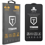 IDOL 1991 TEMPERED GLASS ��� IPHONE SE 2020/IPHONE 8/7 9H 0.25mm TITANIUM SEMI CURVED FULL GLUE BLACK - (5205308258046)