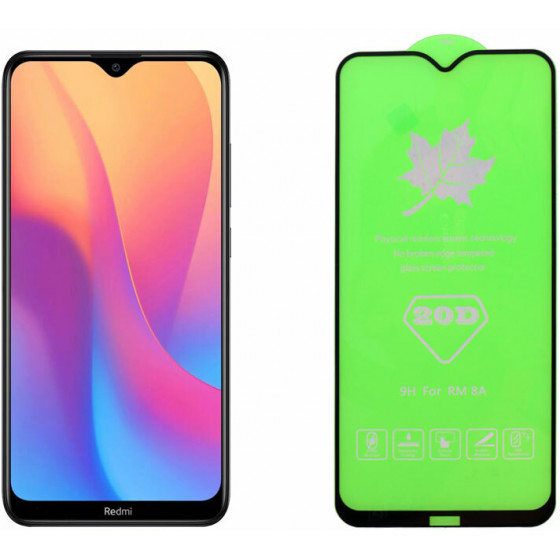 IDOL 1991 TEMPERED GLASS ��� XIAOMI REDMI 8A 9H 0.25mm 20D FULL GLUE SEMI CURVED BLACK - (5205308256332)