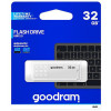 GOODRAM USB 2,0 FLASH DRIVE 32GB WHITE - (UME2-0320W0R11)