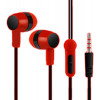 LAMTECH HANDSFREE WITH MIC 3,5MM JACK RED - (LAM021363)