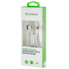 LAMTECH HANDSFREE WITH MIC 3,5MM JACK WHITE - (LAM021370)