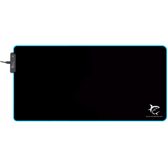 WHITE SHARK GAMING MOUSE PAD 80x35 LED LUMINOUS XL - (MP-1861)