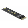 DELOCK ����� ��������� PCI-e �� M.2 Key M NVMe - (64105)