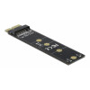 DELOCK ����� ��������� PCI-e �� M.2 Key M NVMe - (64105)