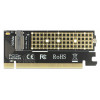 DELOCK ����� ��������� PCI-e x16 �� M.2 Key M NVMe - (90300)