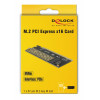 DELOCK ����� ��������� PCI-e x16 �� M.2 Key M NVMe - (90300)