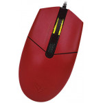 ALCATROZ WIRED HIGH SPEED BLUE RAY 4 BUTTON MOUSE ASIC PRO 8 RED - (ASIC8RD)
