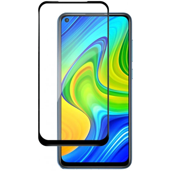 POWERTECH Tempered Glass 5D full glue ��� Xiaomi Redmi Note 9 ����� - (TGC-0398)