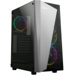 ZALMAN PC case S4 Plus mid tower 400x206x458mm 3x fan ������� ������ - (S4PLUS)