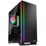 ZALMAN PC case S5 mid tower 398x212x465mm 2x fan ������� ������ ����� - (ZM-S5-BK)