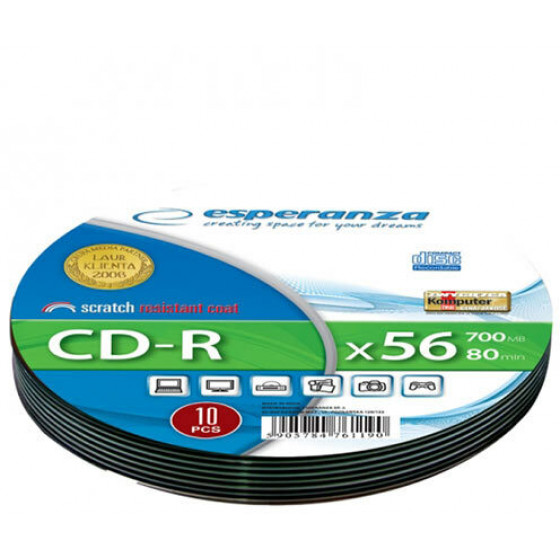 ESPERANZA CD-R SILVER SOFT PACK 10PCS - (2003)