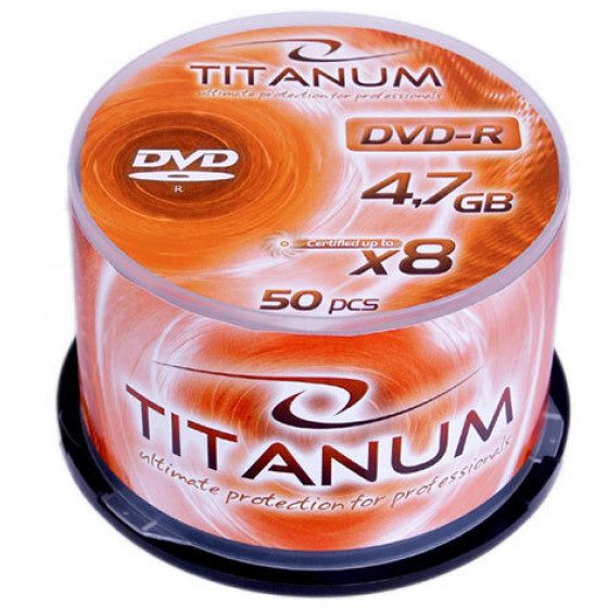 ESPERANZA DVD-R TITANUM 4,7GB X8 CAKE BOX 50PCS - (1069)