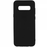 SENSO SOFT TOUCH SAMSUNG S10 PLUS black backcover - (SESTSAMS10PB)
