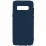 SENSO SOFT TOUCH SAMSUNG S10 PLUS blue backcover - (SESTSAMS10PBL)