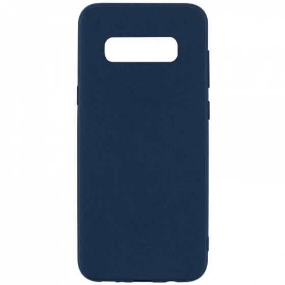 SENSO SOFT TOUCH SAMSUNG S10 PLUS blue backcover - (SESTSAMS10PBL)