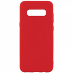 SENSO SOFT TOUCH SAMSUNG S10 PLUS red backcover - (SESTSAMS10PR)