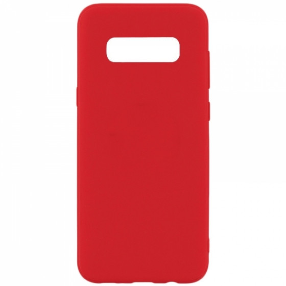 SENSO SOFT TOUCH SAMSUNG S10 PLUS red backcover - (SESTSAMS10PR)