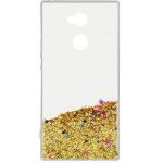 SENSO GLITTER SAND SONY XA2 gold backcover - (SGSSONXA2G)