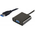 POWERTECH converter USB 3.0 �� VGA Full HD ����� - (PTH-021)
