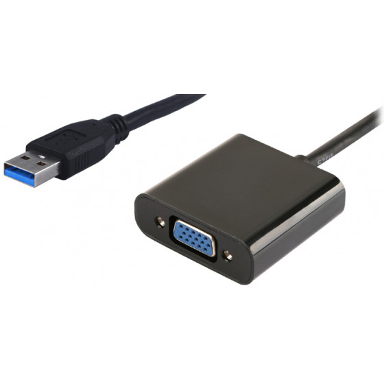 POWERTECH converter USB 3.0 �� VGA Full HD ����� - (PTH-021)