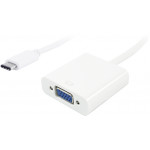 POWERTECH converter USB Type-C �� VGA Full HD ����� - (PTH-034)
