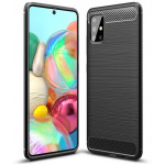 POWERTECH ���� Carbon Flex ��� Samsung A71 ����� - (MOB-1542)