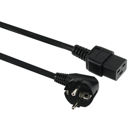 POWERTECH ������� ����������� C19 IEC 16A 250V 1.8m ����� - (CAB-P024)