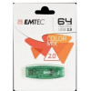 EMTEC ������� ������ 64GB USB 2.0 C410 COLOR green - (ECMMD64G2C410)