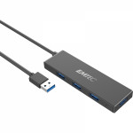EMTEC USB 3.1 HUB ULTRA SLIM 4 PORTS T620A - (ECHUBT620A)