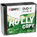 EMTEC DVD-R 4.7GB 16x SLIM 10pcs - (ECOVR471016SL)