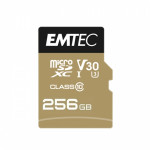 EMTEC Memory Card microSD USH-I U3 SPEEDIN PRO A1 256GB CLASS 10 - (ECMSDM256GXC10)