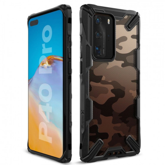 RINGKE FUSION X ��� HUAWEI P40 PRO CAMO BLACK - (XDSG0032)