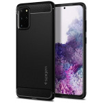 SPIGEN RUGGED ARMOR ��� GALAXY S20+ PLUS MATTE BLACK - (ACS00753)