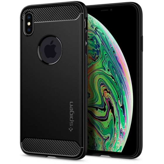 SPIGEN RUGGED ARMOR ��� IPHONE XS MAX MATTE BLACK - (065CS25125)