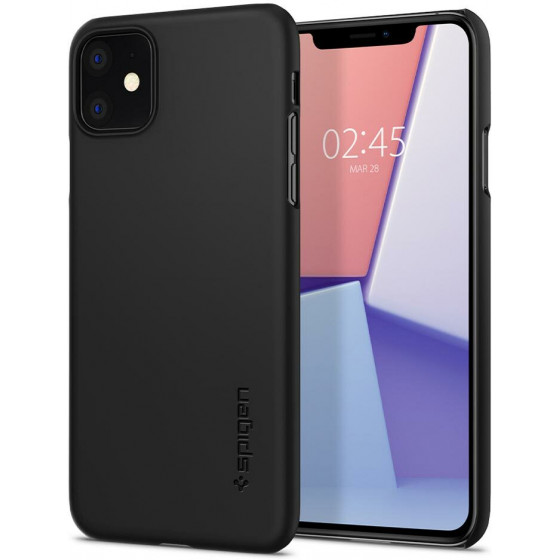 SPIGEN THIN FIT ��� IPHONE 11 BLACK - (076CS27178)