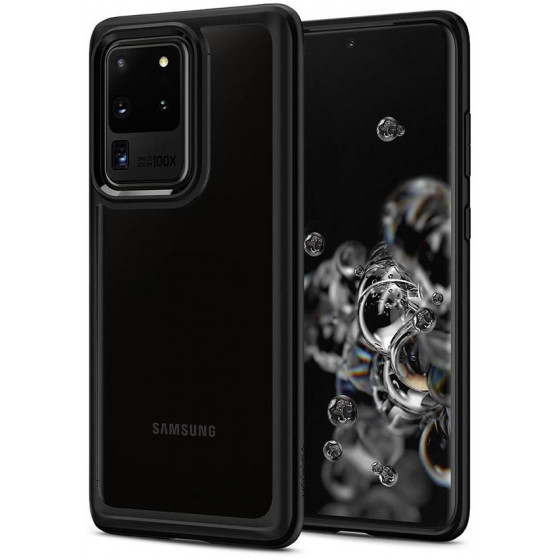 SPIGEN ULTRA HYBRID ��� GALAXY S20 ULTRA MATTE BLACK - (ACS00714)