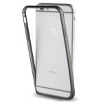 MUVIT BUMPER AND BACK FILM IPHONE 7 / 8 / SE (2020) black backcover - (MUBUM0012)